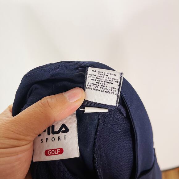 FILA Sport Mens 36 Navy Blue Golf Flat Front Chino Shorts Pockets Activewear - Picture 8 of 8